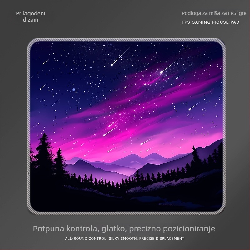 Podloga za miš sa zvjezdanim nebom, mali format, debela, za učenje i ured