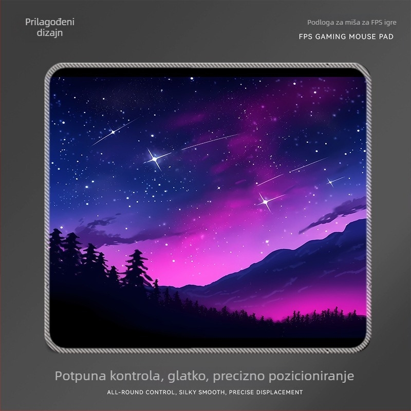 Podloga za miš sa zvjezdanim nebom, mali format, debela, za učenje i ured
