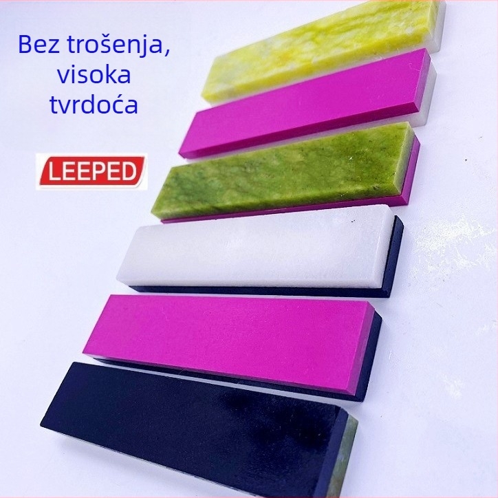 Li Peide dvostrano uljni kamen za oštrenje, 60000/800 granulacije, ogledni završetak, prirodni rubin