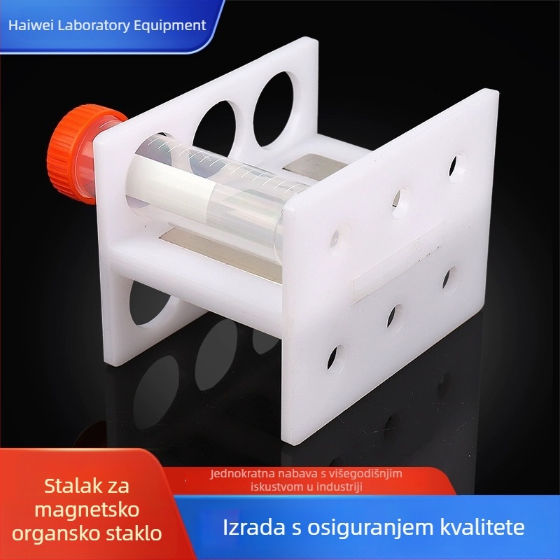 Plexiglas magnetski držač za epruvete za centrifugu 0,2–50 ml, kompatibilan s pločama s 8/12/24 otvora i biomagnetnim perlicama