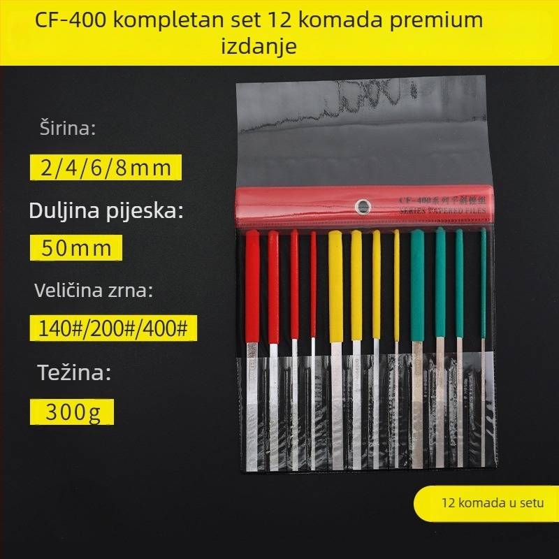 Nagibna dijamantna datoteka za industrijsko brušenje, završna obrada tvrdih metalnih rubova i izrada rukotvorina