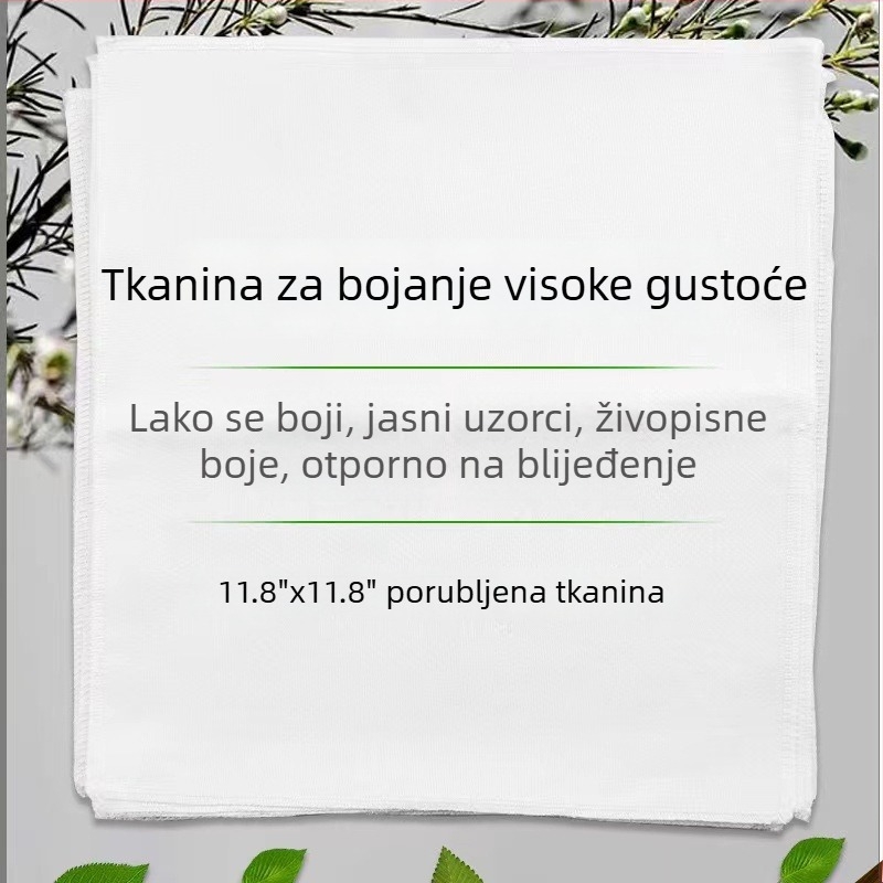 Komplet za tiskanje tkanina lišćem za djecu — čekić s gumom za drveni blok i set alata za DIY ispis