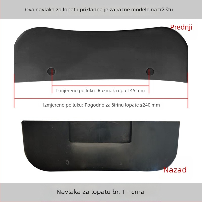 Pribor za stroj za demontažu guma: velika zaštitna navlaka za demontažni alat