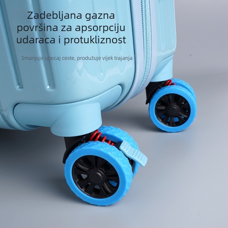 Zaštitni pokrov kotača kofera od silikona s gumom — tih 360° okretni kotač, otporan na habanje