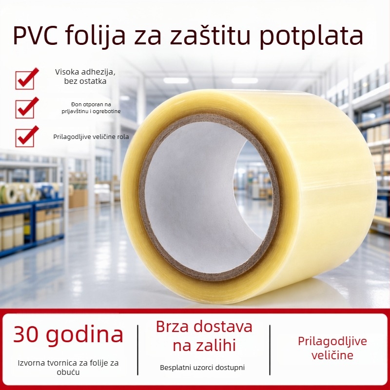 Prilagođeni PVC zaštitni film za potplatu cipela, s prugastim uzorkom, otporan na prašinu i prljavštinu za površine namještaja i zvučnika