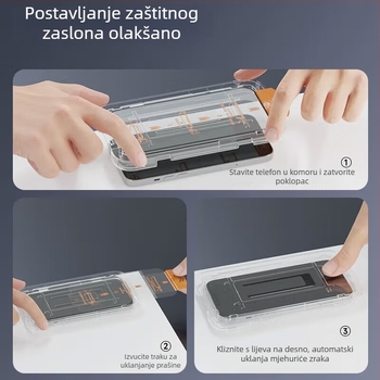 Kaljeno staklo zaštitnik zaslona za Oppo Reno 15 i Reno 15 Pro – potpuno prekrivanje, otporno na pad, izuzetno proziran, montaža bez prašine