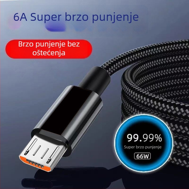 Android Micro USB kabel za brzo punjenje i prijenos podataka za Huawei, VIVO, Xiaomi, OPPO i Honor telefone