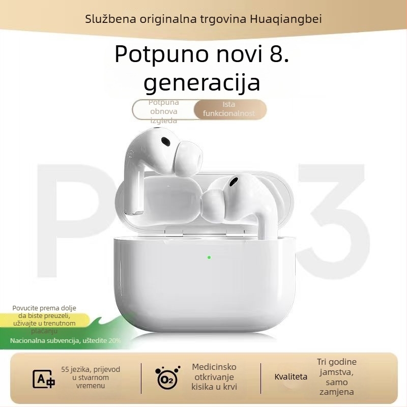 Bluetooth slušalice osme generacije s fizičkom redukcijom buke, model 2026