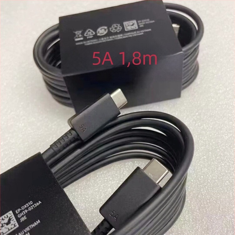 Samsung 45W USB-C kabel za brzo punjenje za S24 Ultra, S25 i S22, dvostruki Type-C, 5A, duljina 1–2 m