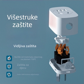 Tuya pametna Wi‑Fi utičnica s daljinskim upravljanjem, glasovno upravljanje, 10 A, tajmer, ušteda energije