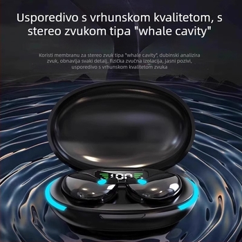 Bluetooth slušalice za spavanje s aktivnom izolacijom buke, in-ear, pogodne za spavanje na boku, slušalice za muškarce i žene