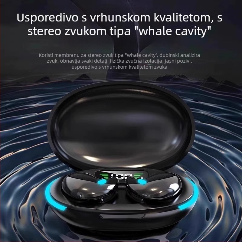 Bluetooth slušalice za spavanje s aktivnom izolacijom buke, in-ear, pogodne za spavanje na boku, slušalice za muškarce i žene
