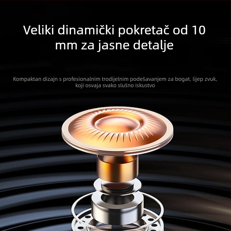Žične slušalice s klipom za uho, USB-C / 3,5 mm, visokokvalitetan zvuk, izdržljive, dizajn bez umetanja u uho, univerzalne za telefone i računala, produžni kabel