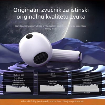 Bluetooth sportske bežične slušalice s aktivnim uklanjanjem buke i visokokvalitetnim zvukom.