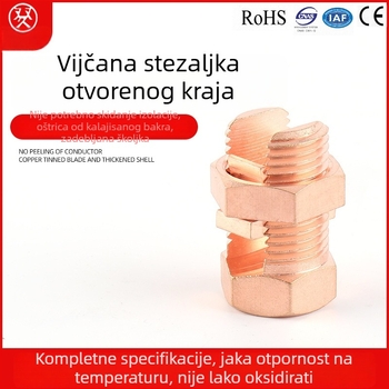 TJ-10 Vijčani klips za žice za elektroinstalacije i uzemljenje