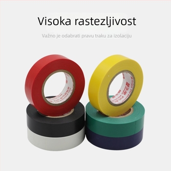 PVC elektroizolacijska traka za kablove, vodootporna, otporna na visoke temperature, otporna na napone, vatrootporna
