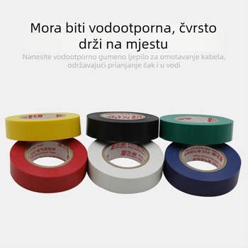 PVC elektroizolacijska traka za kablove, vodootporna, otporna na visoke temperature, otporna na napone, vatrootporna