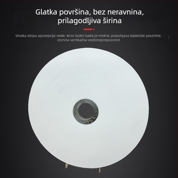 Izolacijska vodootporna dvostranska traka za kabelske kablove, buffer traka za popravke vodila, električni materiali, visoke temperature
