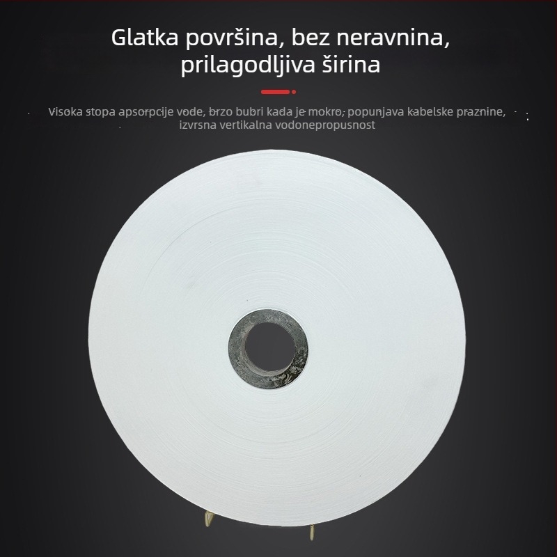 Izolacijska vodootporna dvostranska traka za kabelske kablove, buffer traka za popravke vodila, električni materiali, visoke temperature