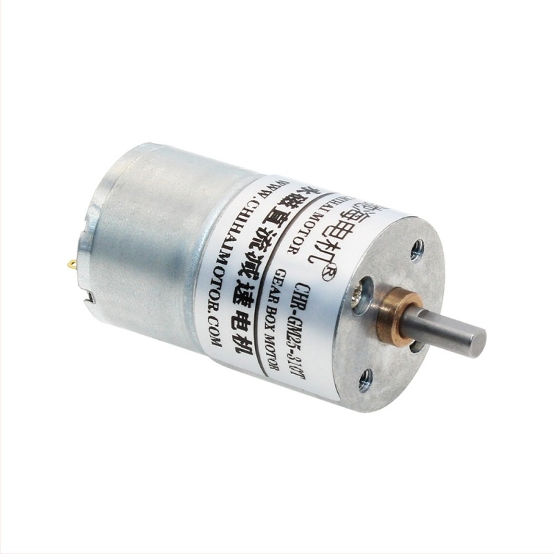 Chihai GM25-310 DC motor s reduktorom, s zadnjim osovinama, mini zupčasti prijenos, 7.4V