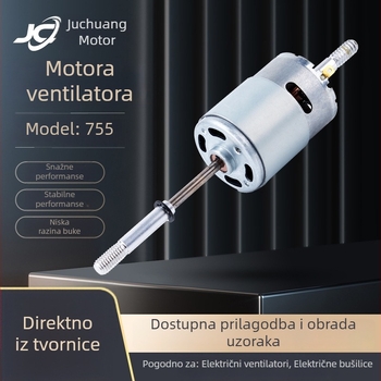 775/755 DC motor za male kućanske aparate — četkasti motor, ventilator motor 7.2/7.4/11.1/12/24V