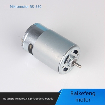 RS-550 mikromotor za alate, DC motor s četkama, 12–24V