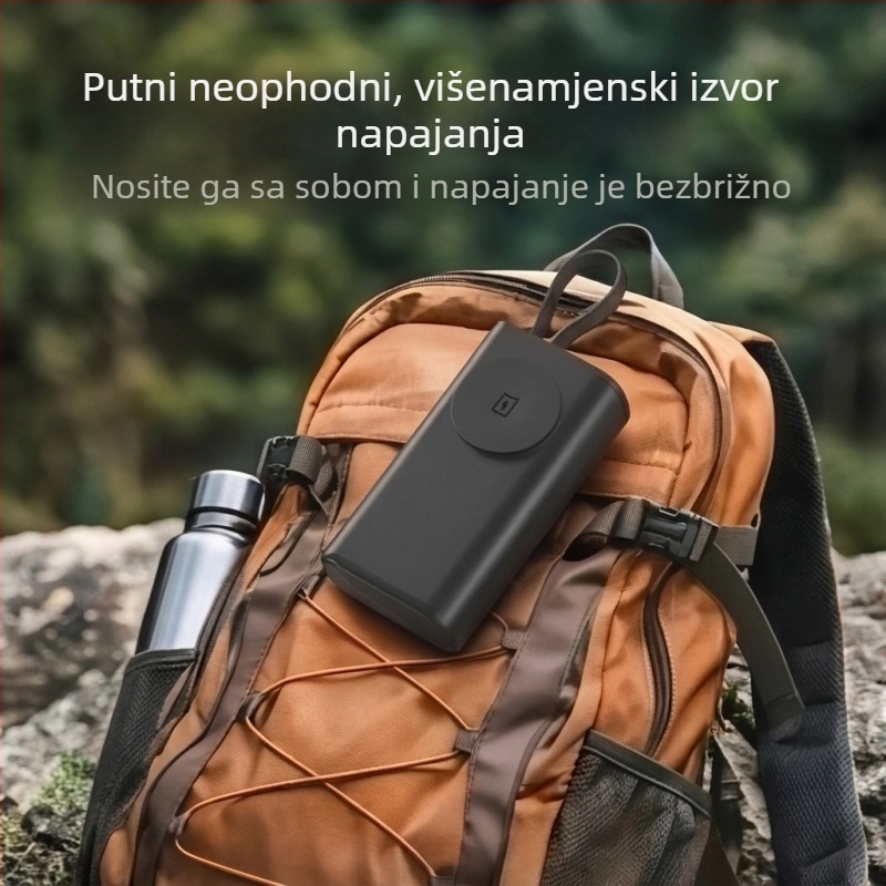 3C certificirana mini power banka 5000mAh, lagana, kompaktna u džepu, tail plug, pametna kvaliteta