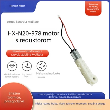 Prilagođeni N20 mikro motor s plastičnim planetarnim mjenjačem za kozmetičke uređaje, nadzor pametnog zaključavanja