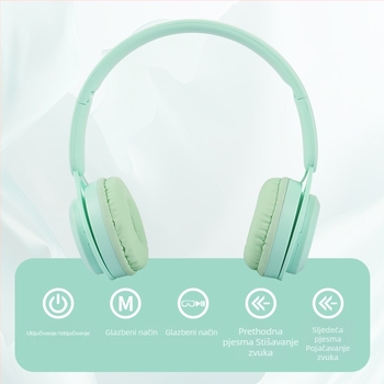 Y08 prijenosni sklopivi bežični headset s jakim basom, univerzalni Bluetooth