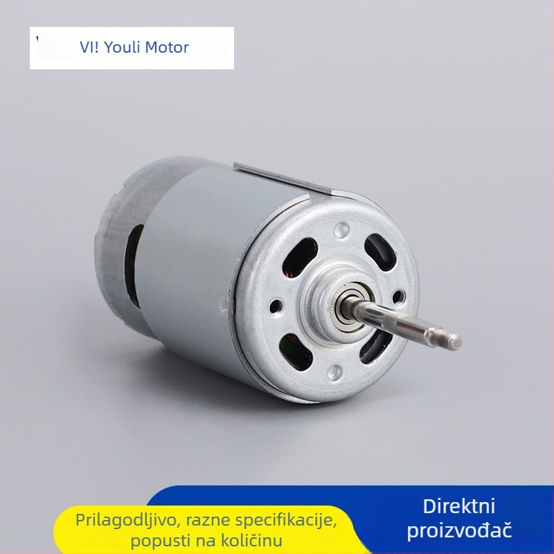 RS555 DC četkasti motor, mikromotor za pametne zavjese, čišćenje kade i bazena