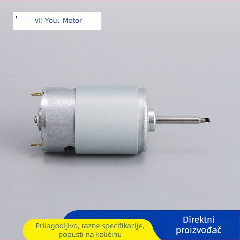 RS555 DC četkasti motor, mikromotor za pametne zavjese, čišćenje kade i bazena