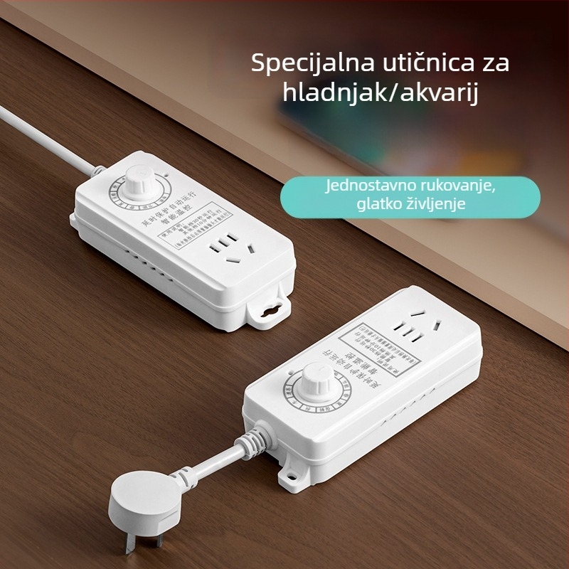 Pametna utičnica za hladnjak s regulatorom temperature i produžnim kabelom