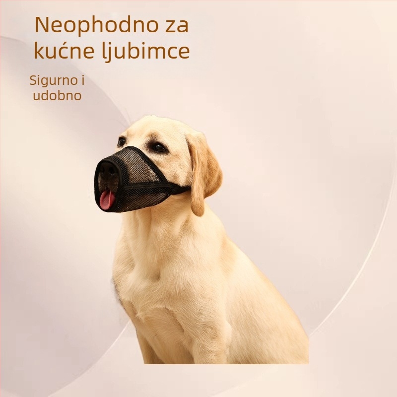 Nehrđajući čelik - maska za pse za sprečavanje ugriza i laje, pogodna za male i velike pse