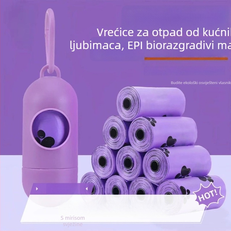 Biološki razgradljive vrećice za otpad ljubimaca, debele prijenosne vrećice za pse, EPI biološki otpad vrećice