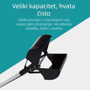 Sukop za pse s dugačkom drškom, klip za vrećice i lopatica za male i velike pse