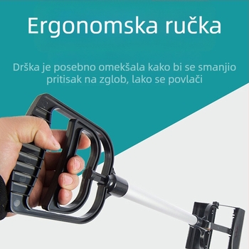 Sukop za pse s dugačkom drškom, klip za vrećice i lopatica za male i velike pse