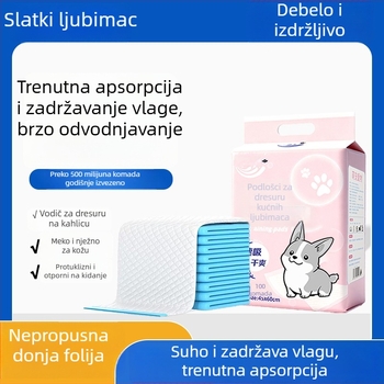Debeli podlošci za mokrenje kućnih ljubimaca, s dezodorizirajućim učinkom, jednokratne upijajuće podloge za pse