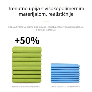 Podloga za mokrenje za pse, debeli jednokratni upijajući jastučić za obuku s otiskom