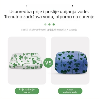 Podloga za mokrenje za pse, debeli jednokratni upijajući jastučić za obuku s otiskom