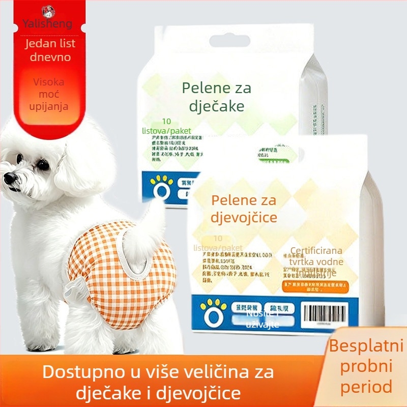 Pelenke za pse za mužjake i ženke, trenirke hlače, hlače protiv mokrenja, hlače za pse menstrualne