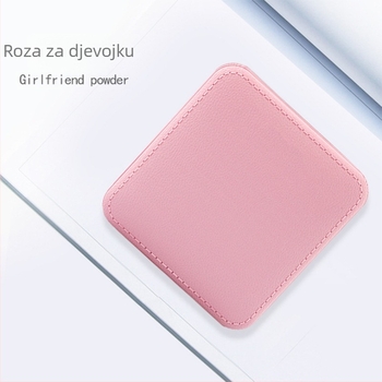 Mini prijenosni power bank s imitacijom kože, 10000mAh, ispis logotipa