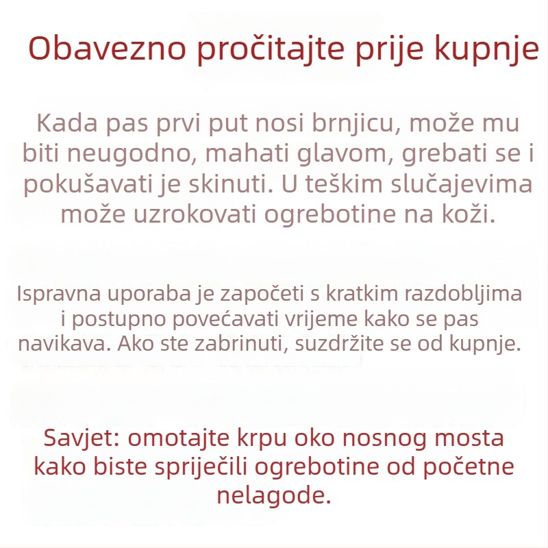 Metalni muzzle za pse srednje i velike veličine; protiv ugriza, laje i žvakanja; pogodan za Malinois i njemačku ovčarku