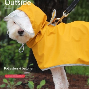Vodootporna jakna za pse s potpunom zaštitom trbuha za manje i srednje pse, uključujući corgija