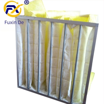 Srednje učinkovit vrećasti filter zraka F8 s aluminijskim okvirom za sustav prozračivanja, perivi filter