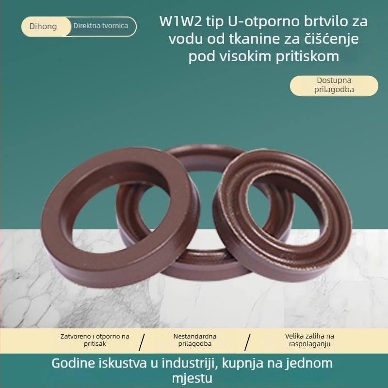 W1/W2 U-oblik visokotlačni vodeni brtvni komplet – brtvila od platna i gumu