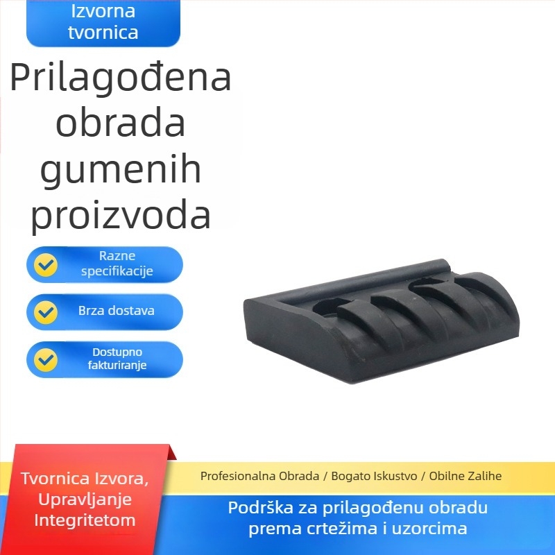 Prilagođena obrada fluor gume i silikonske gume, neobičnih oblika brtvila i gumenih dijelova