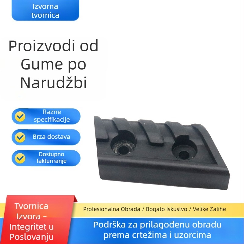 Prilagođena obrada fluor gume i silikonske gume, neobičnih oblika brtvila i gumenih dijelova