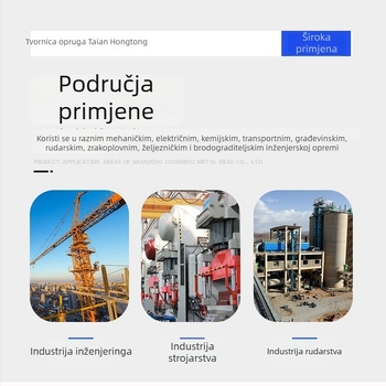 Industrijske opruge za naprezanje s dvostrukim kukama i dugim kukama – opruge za rastezanje i vraćanje