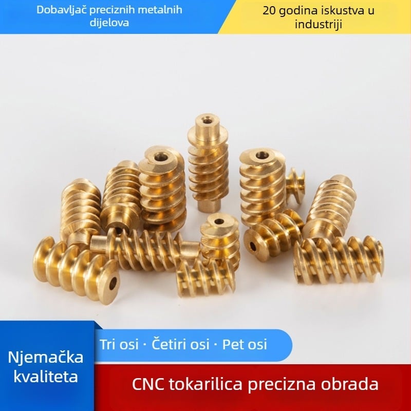 Latunski zupčanik skup za planetarni reduktor, CNC obrađeni dijelovi
