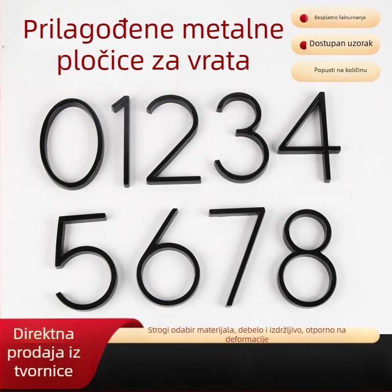 Metalna pločica za koroziju, gravirana oznaka od cinkovog legura, etiketa od nehrđajućeg čelika i aluminija, prilagođeni logotip torbe